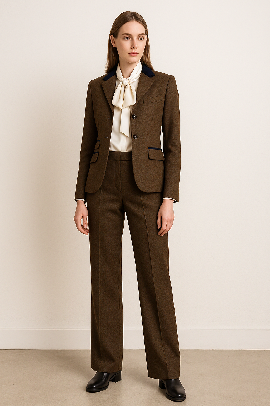 Wool Rider Brown Blazer